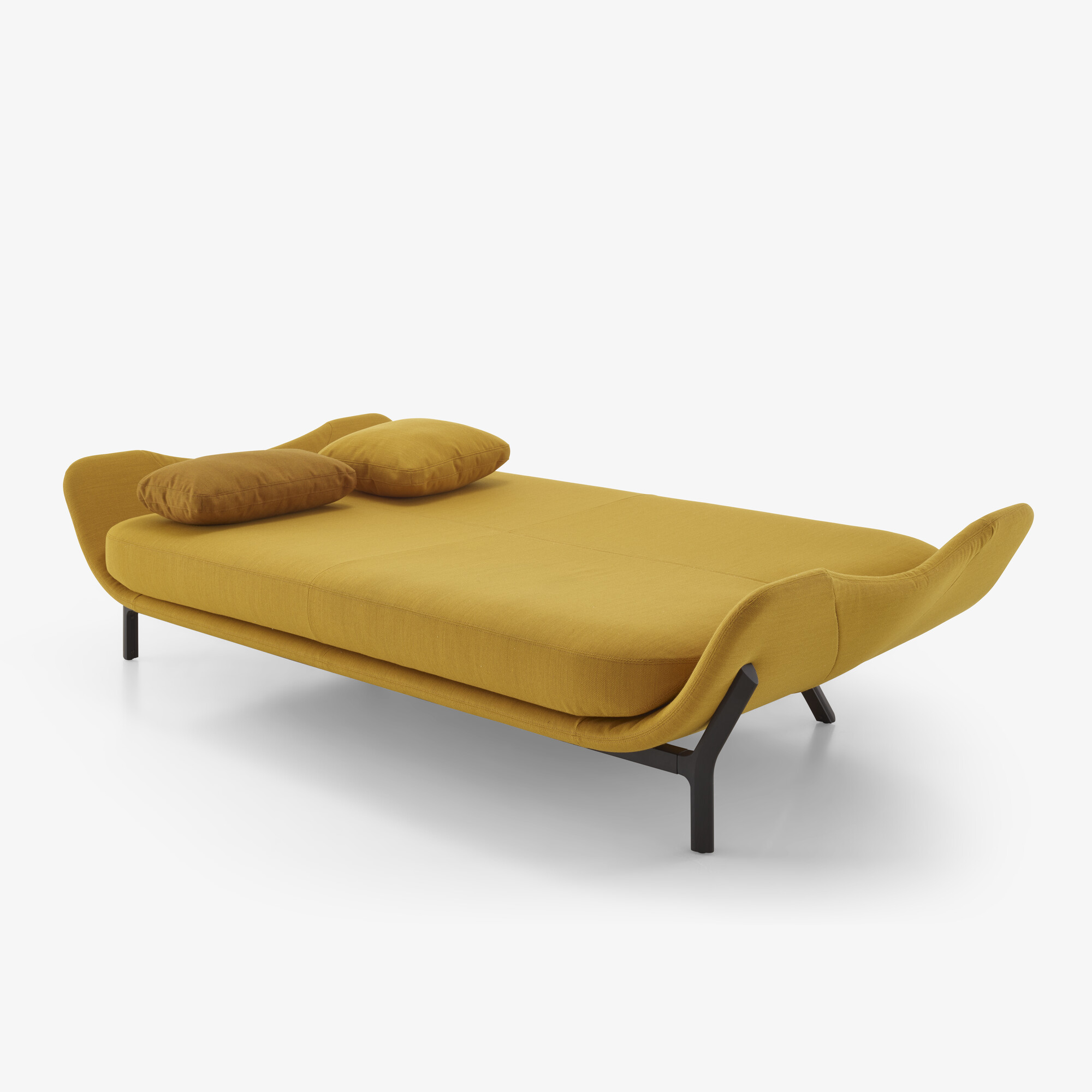 Clam Bed settee with 2 arms