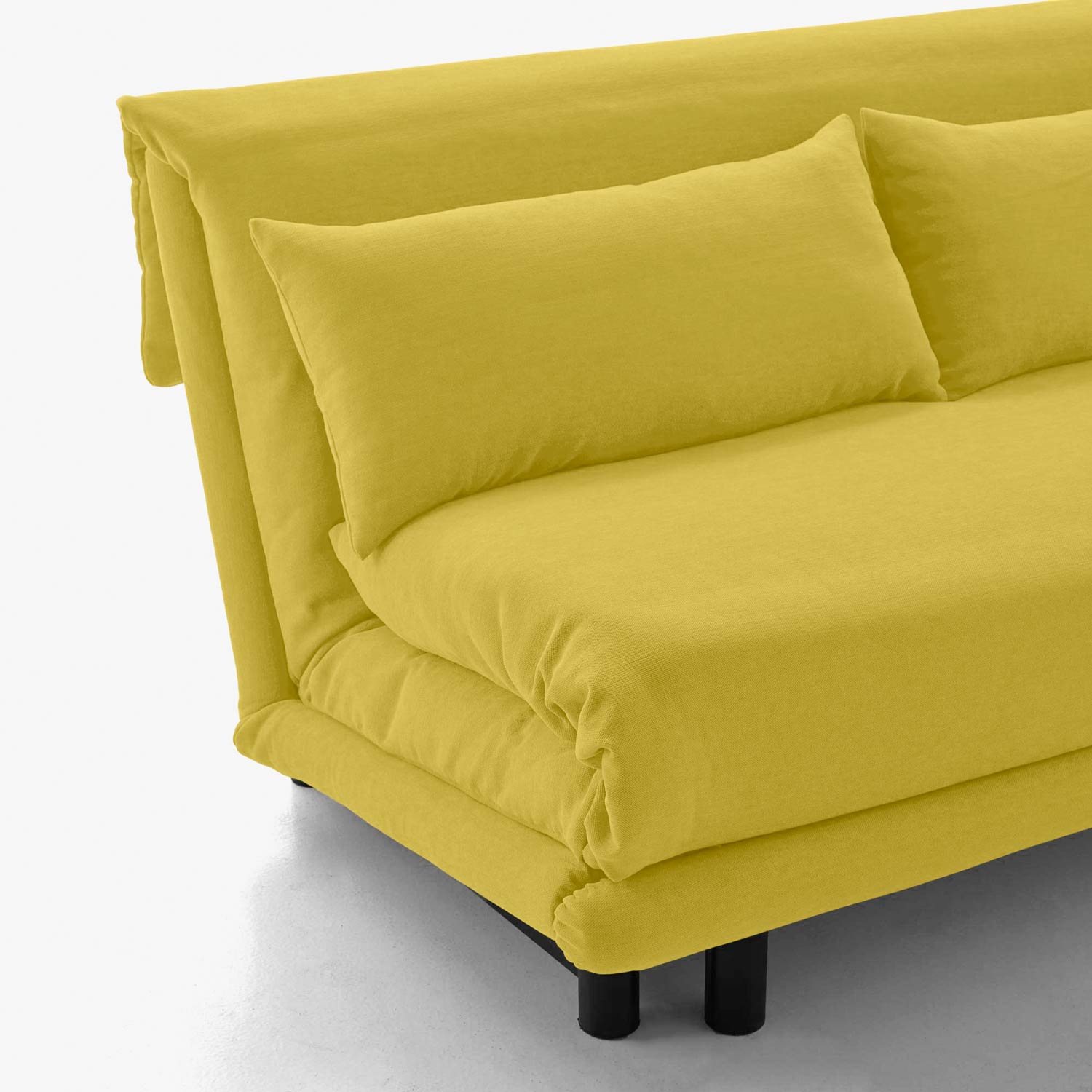 Multy first Bedsettee 155 without arms with lumbar cushions bultex mattress amalfi fabric