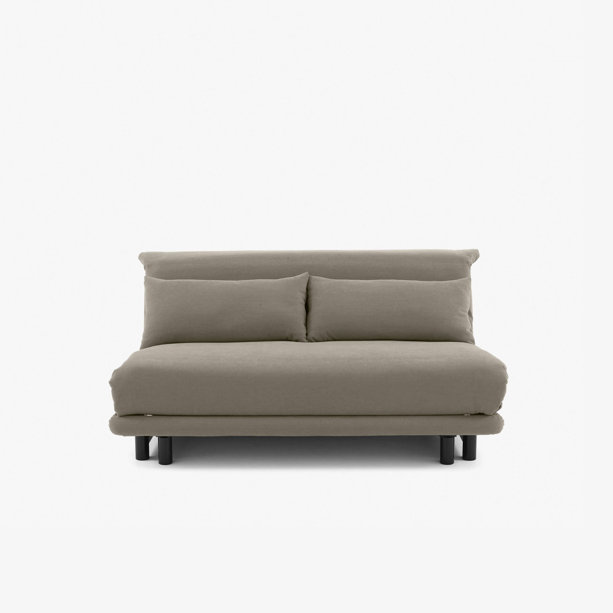 Multy first Bedsettee 155 without arms with lumbar cushions soft version amalfi fabric