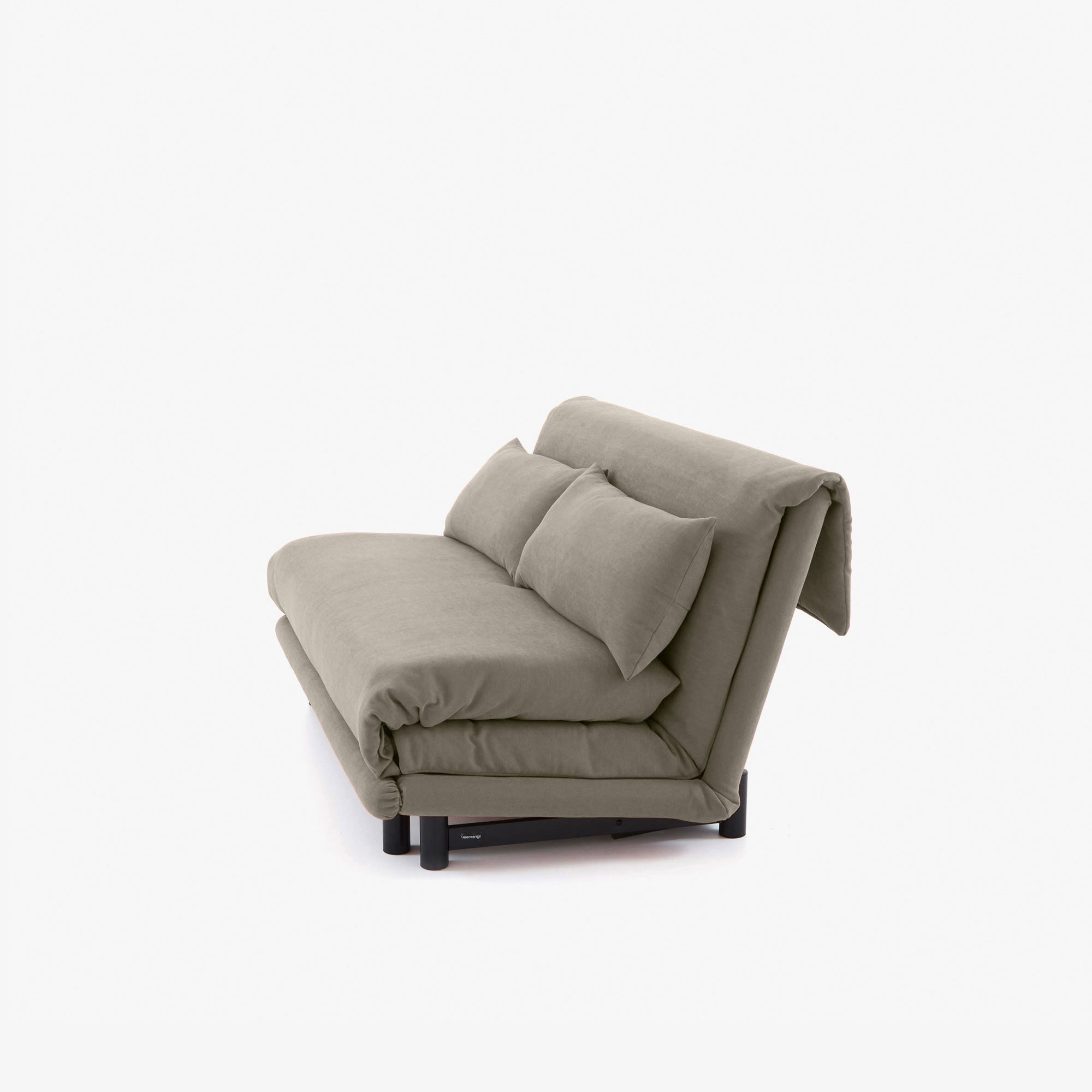 Multy first Bedsettee 155 without arms with lumbar cushions soft version amalfi fabric