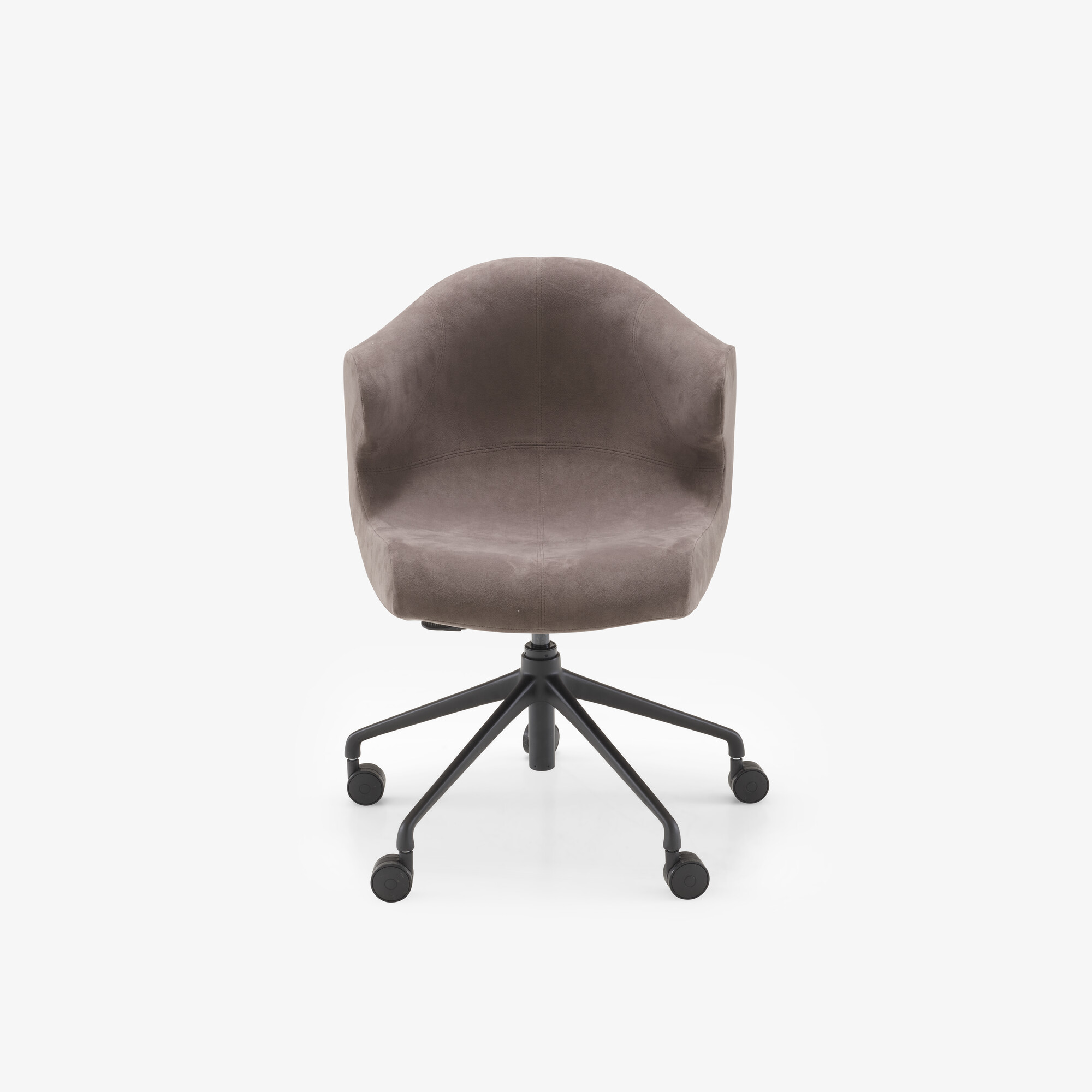 Alster Carver chair black base on castors
