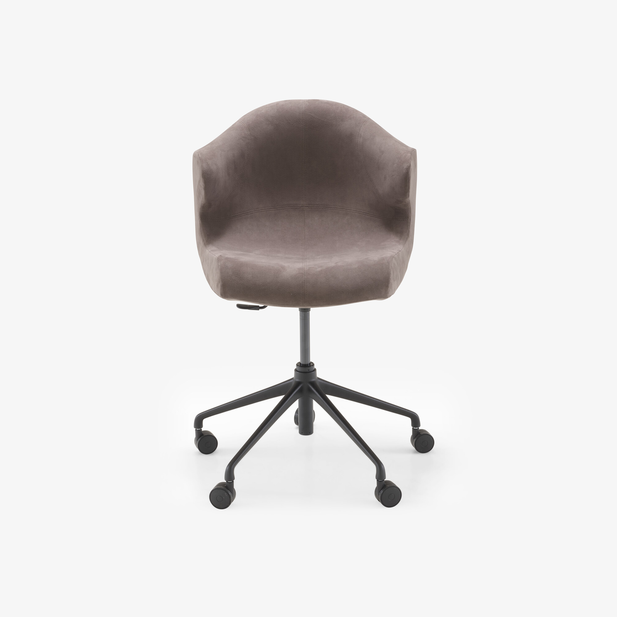 Alster Carver chair black base on castors