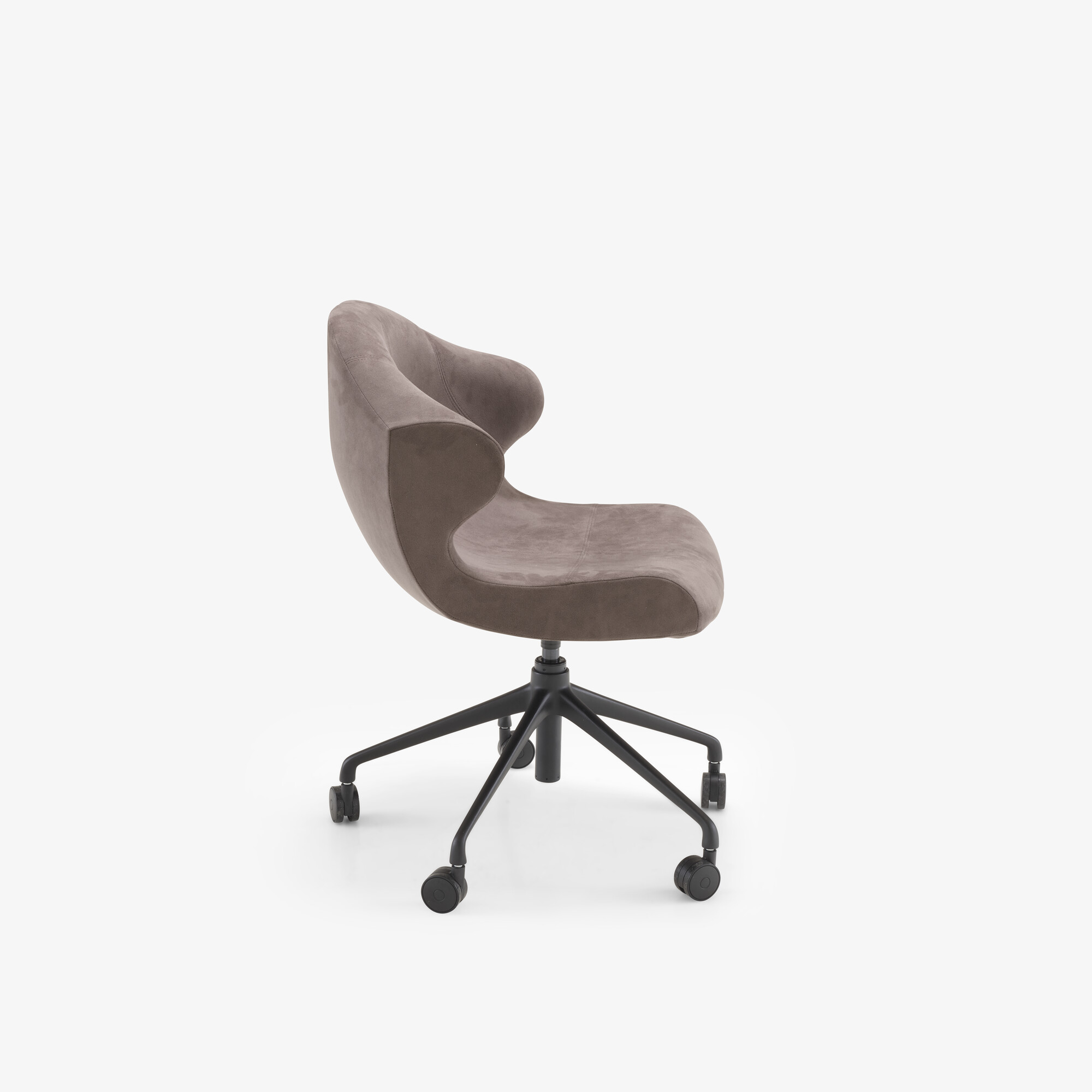 Alster Carver chair black base on castors
