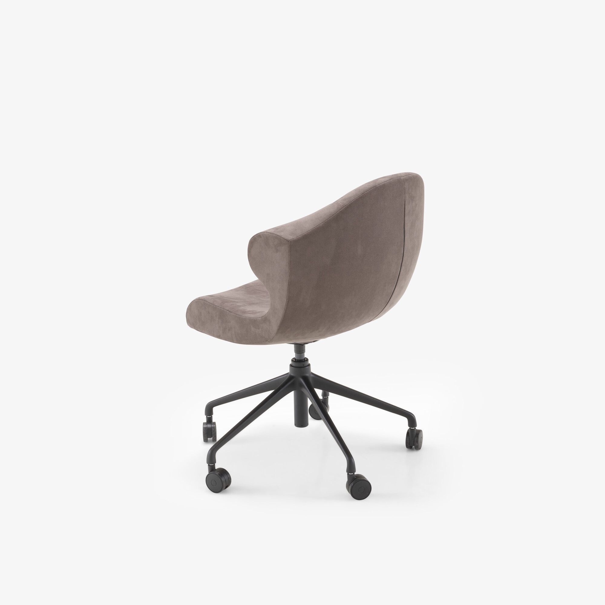 Alster Carver chair black base on castors