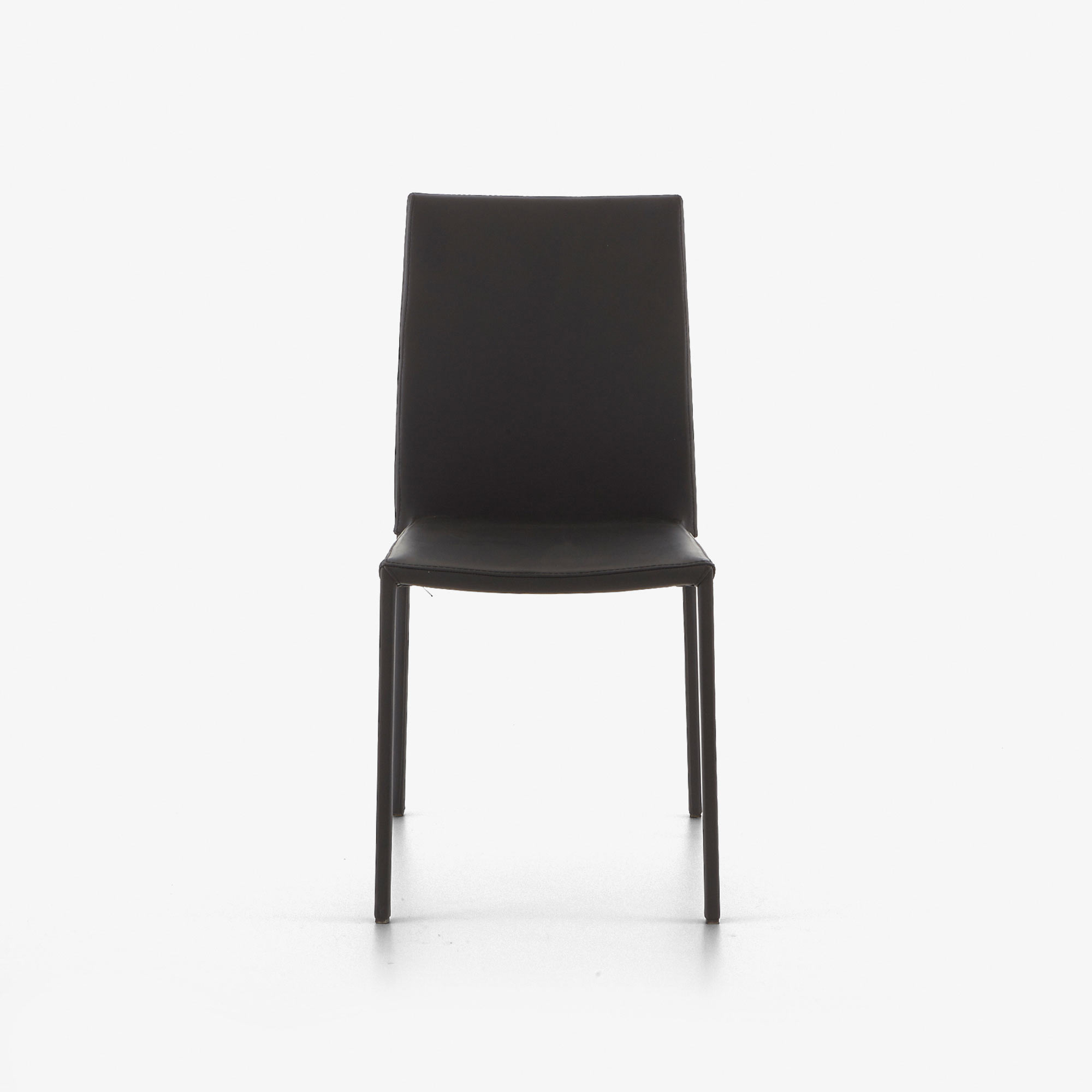Slim chair Chair black leather