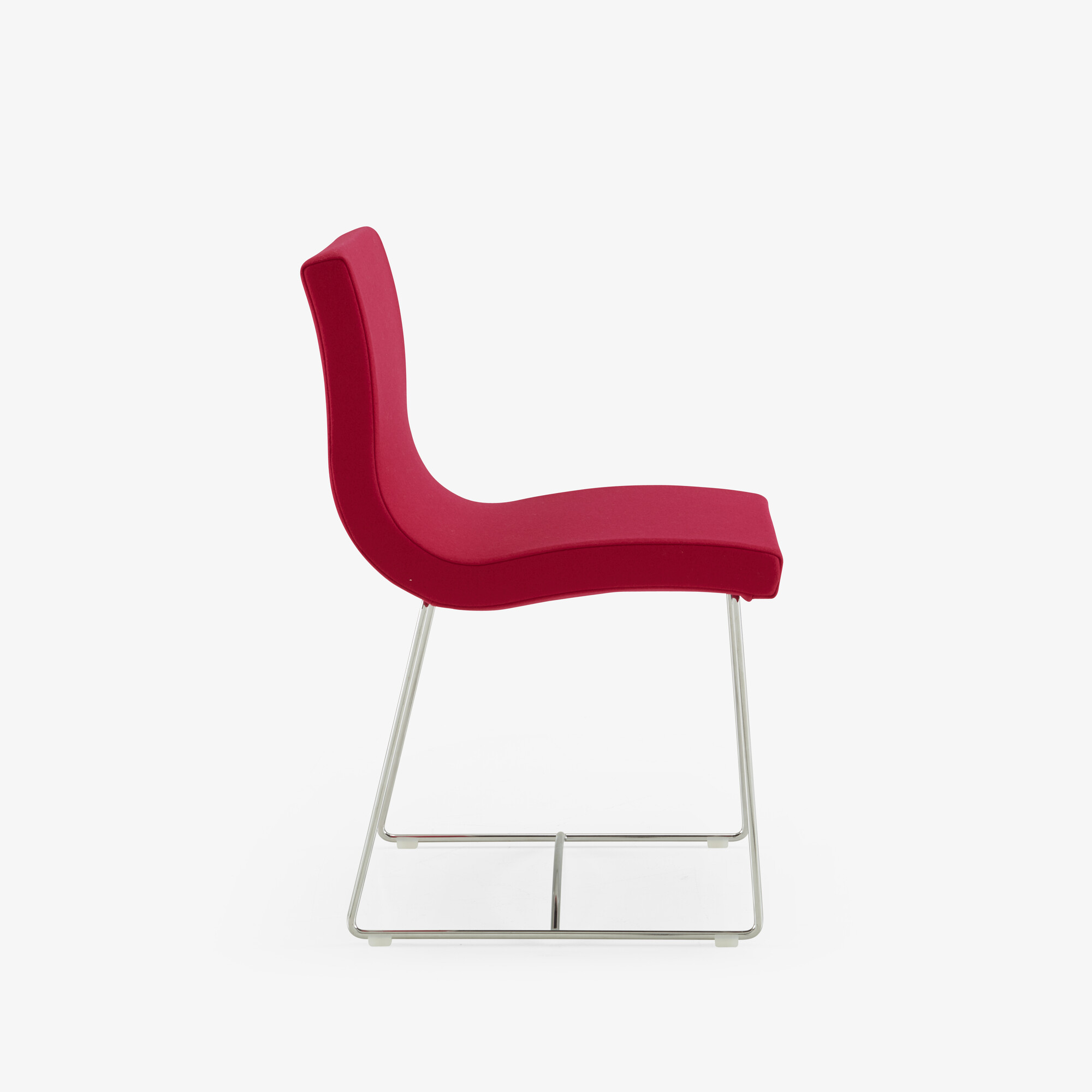 Sala Chair chromed sleigh feet