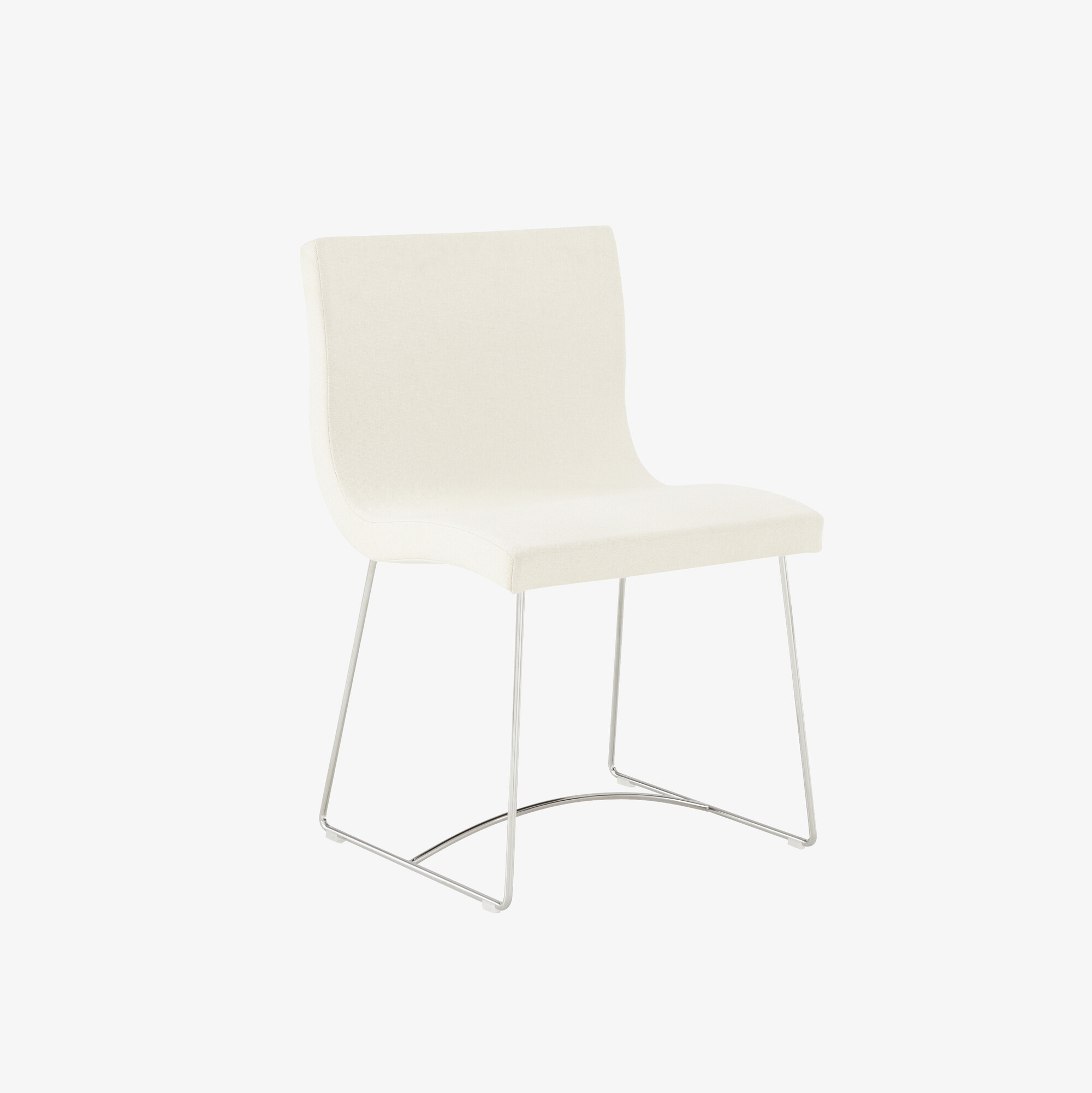 Sala Chair chromed sleigh feet