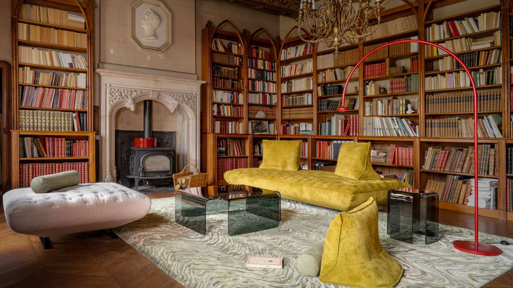 Prado 2 Square footstool