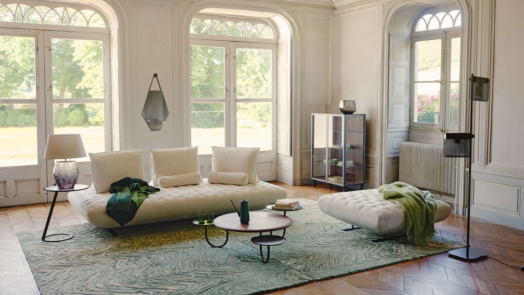 Prado 2 Square footstool