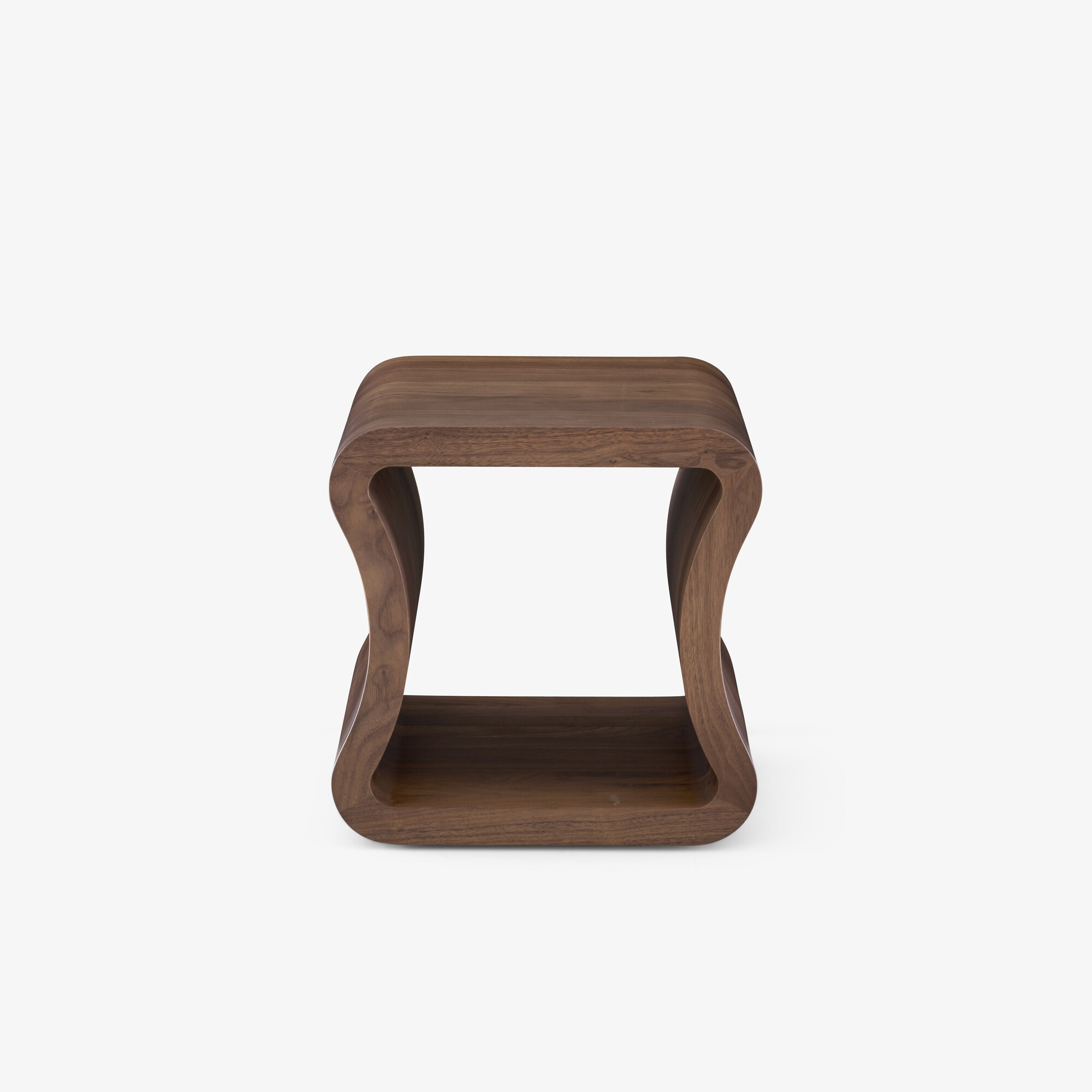 One shape Sofa end table american walnut