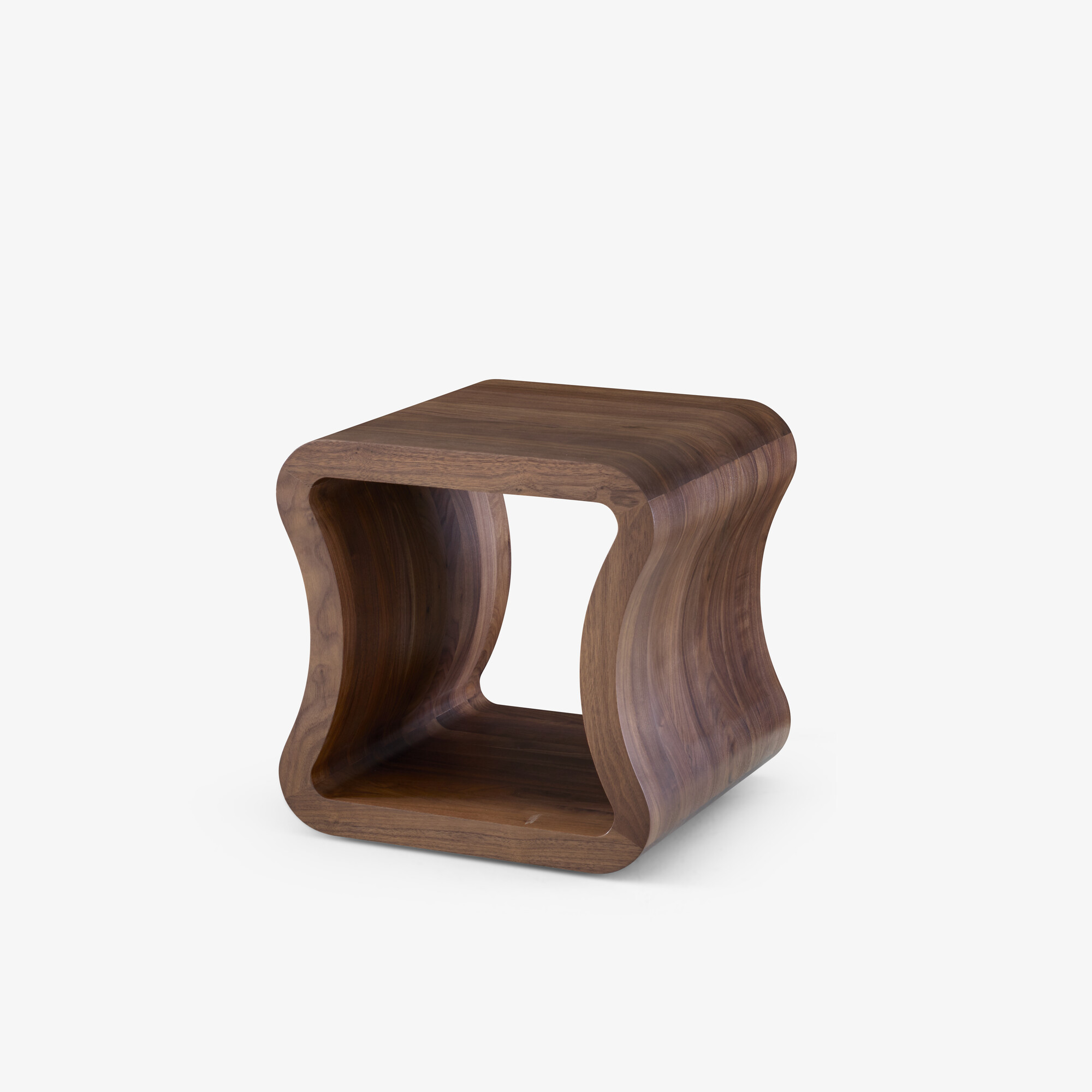One shape Sofa end table american walnut