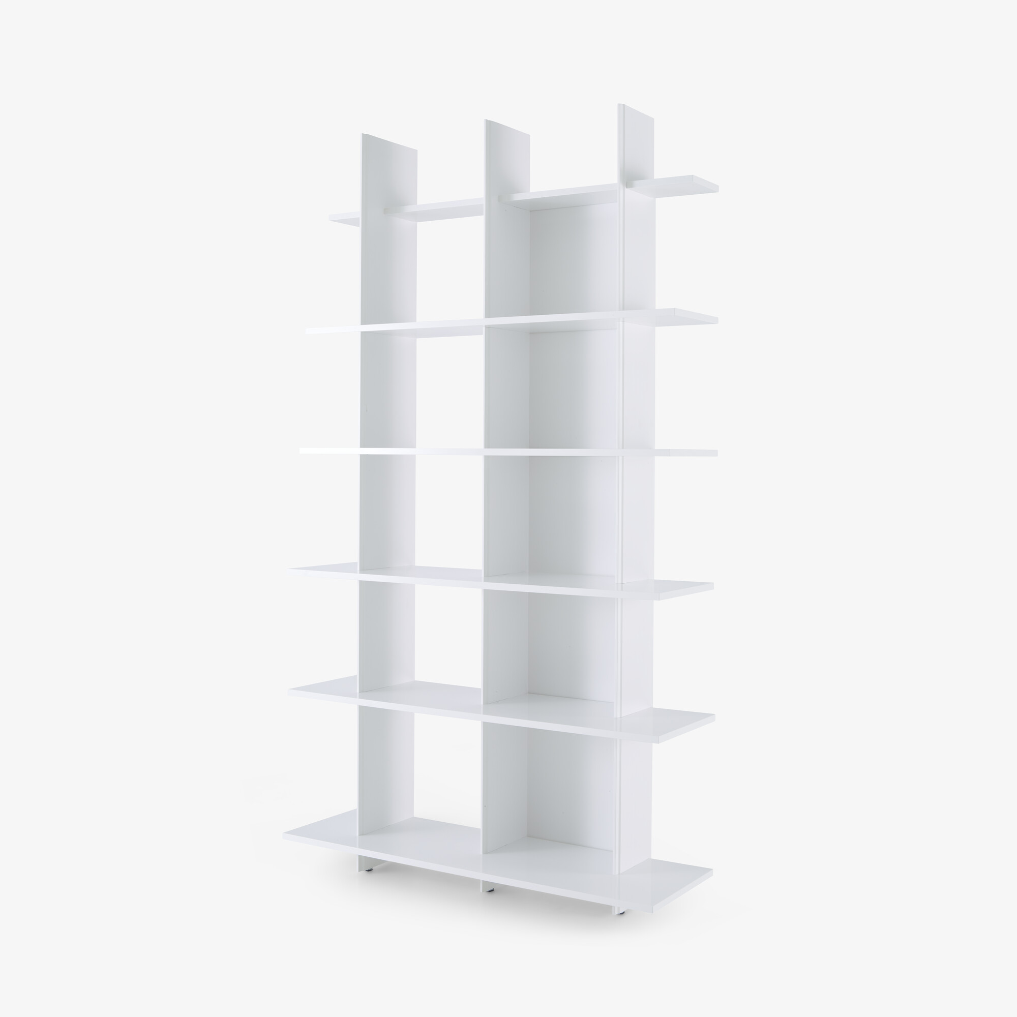 Alliteration Single shelving unit white lacquer