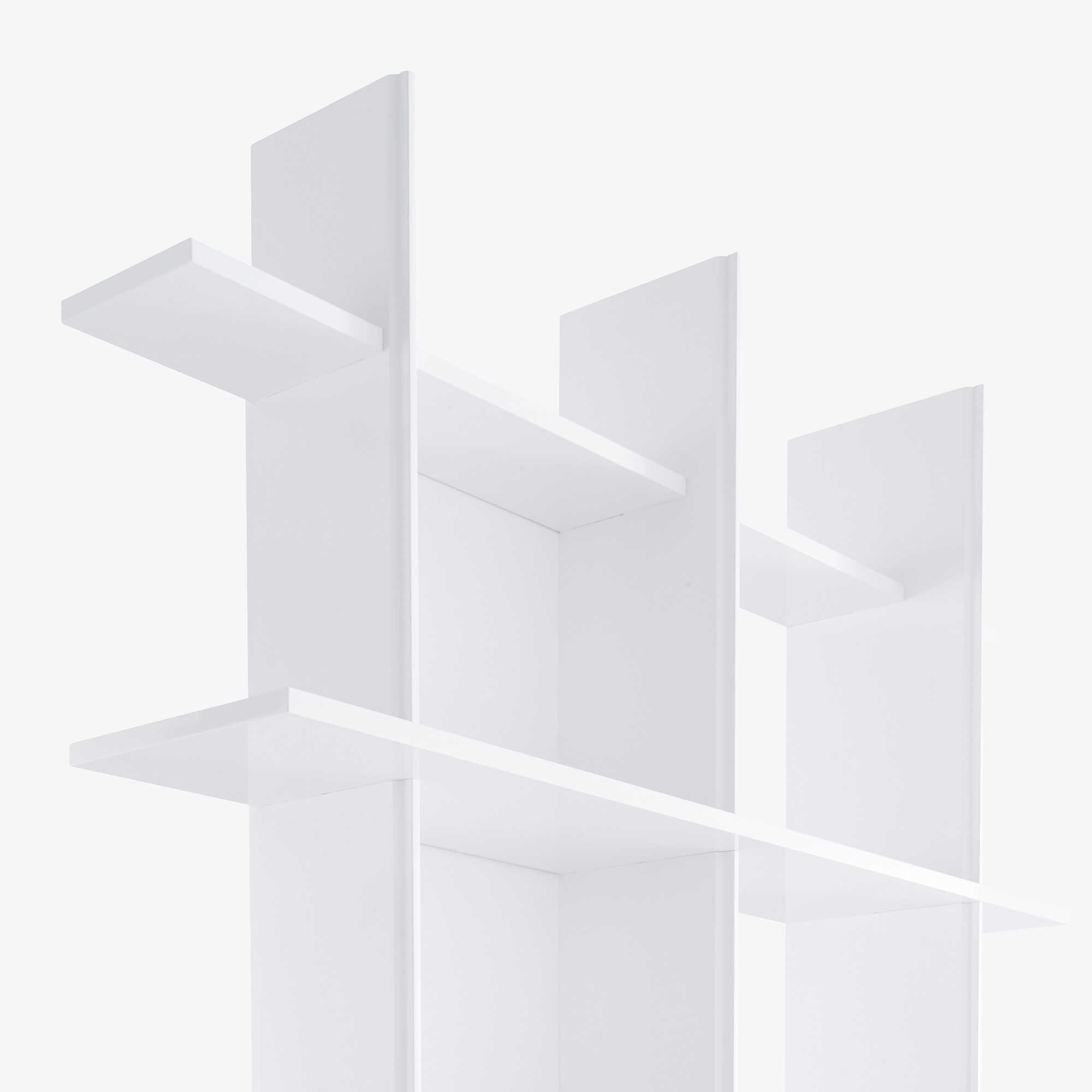 Alliteration Single shelving unit white lacquer