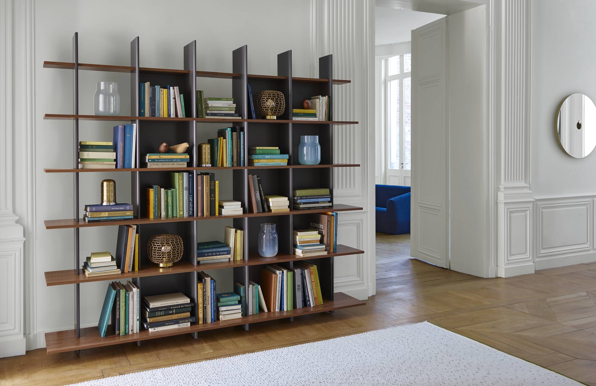 Alliteration Single shelving unit white lacquer