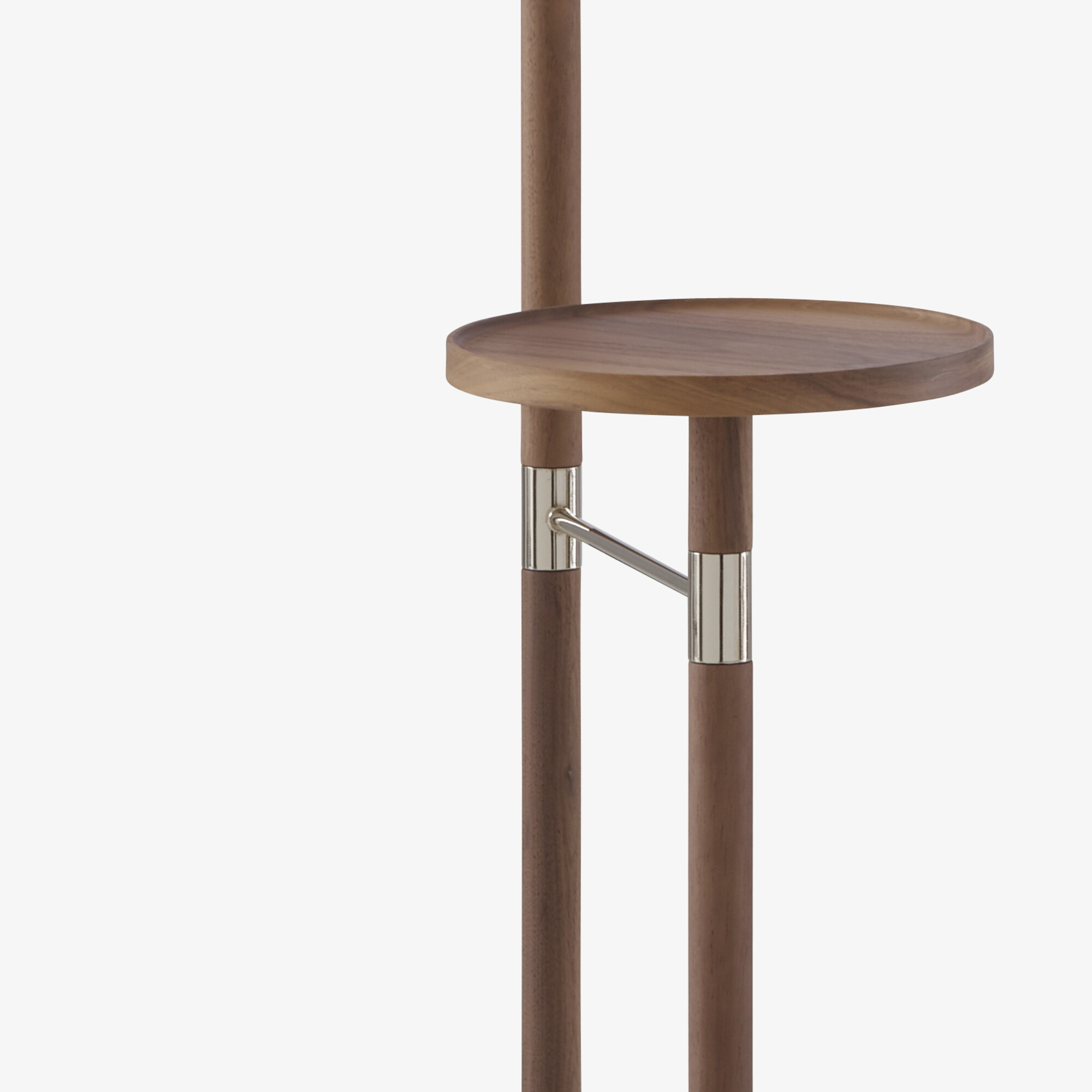 Estenda Clothes stand walnut / nickel