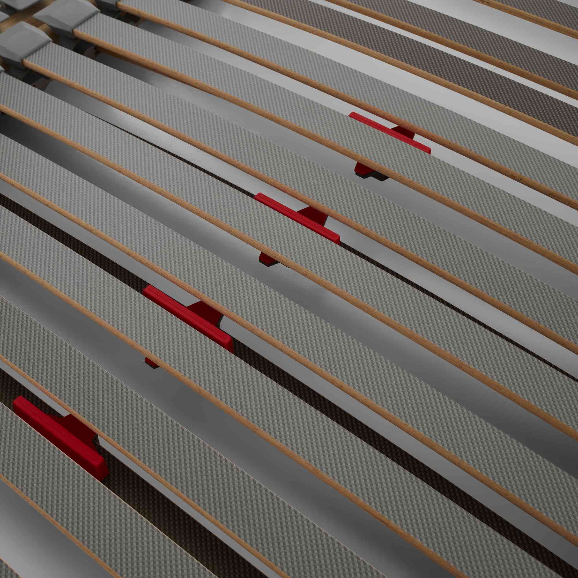 Slatted bases Slatted base - with double slats with articulated supports