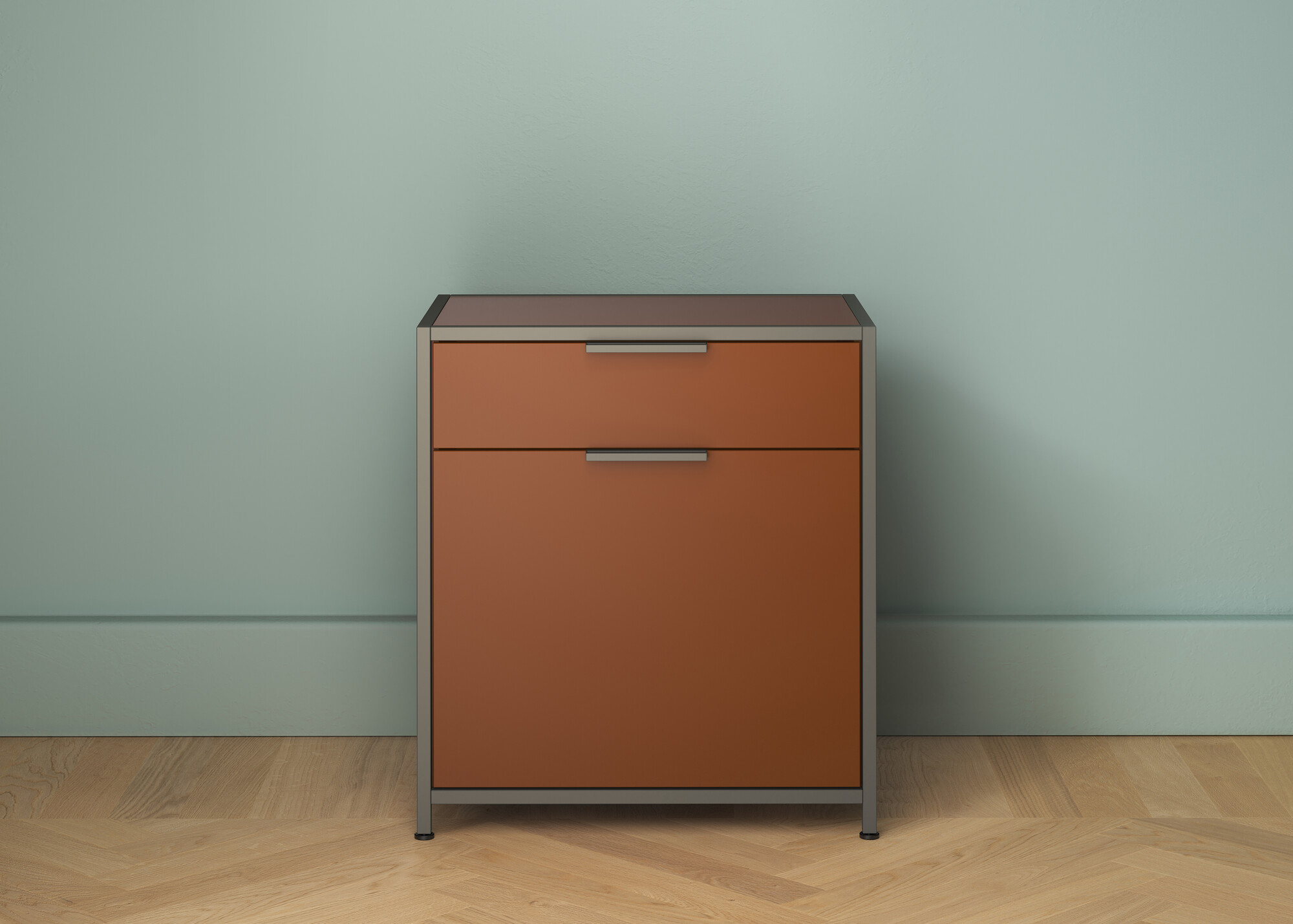 Dita Bedside table 1 drawer + 1 door