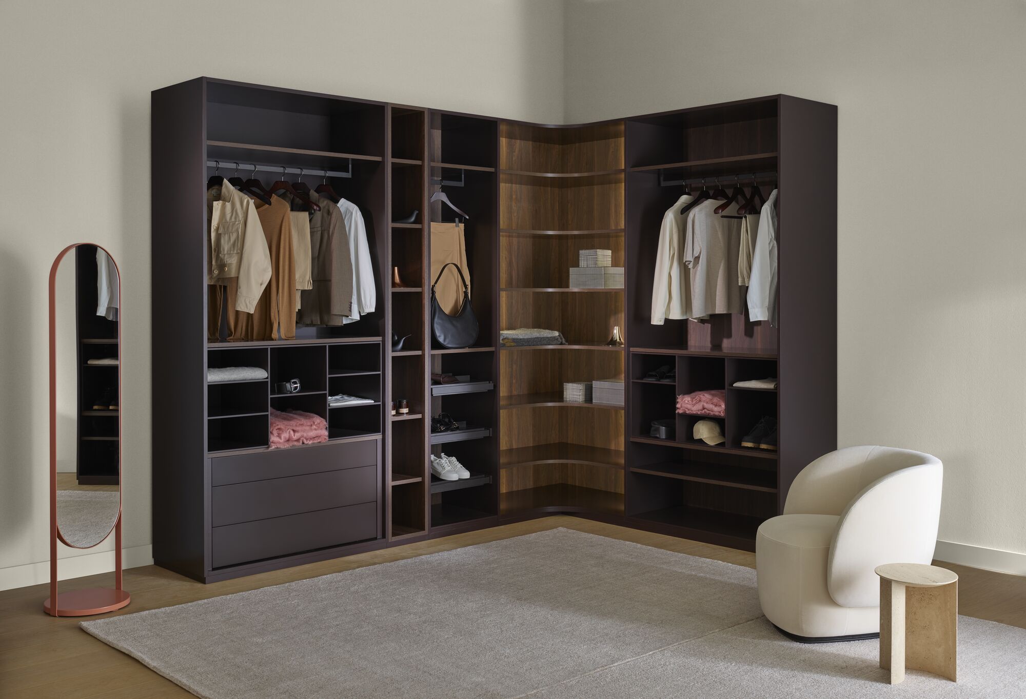 Todana - walk-in closet Composition